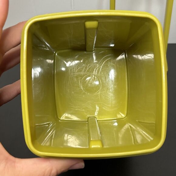 Vintage Tupperware Storage Pickle Keeper Avocado Green 1330-4 - Picture 5 of 8